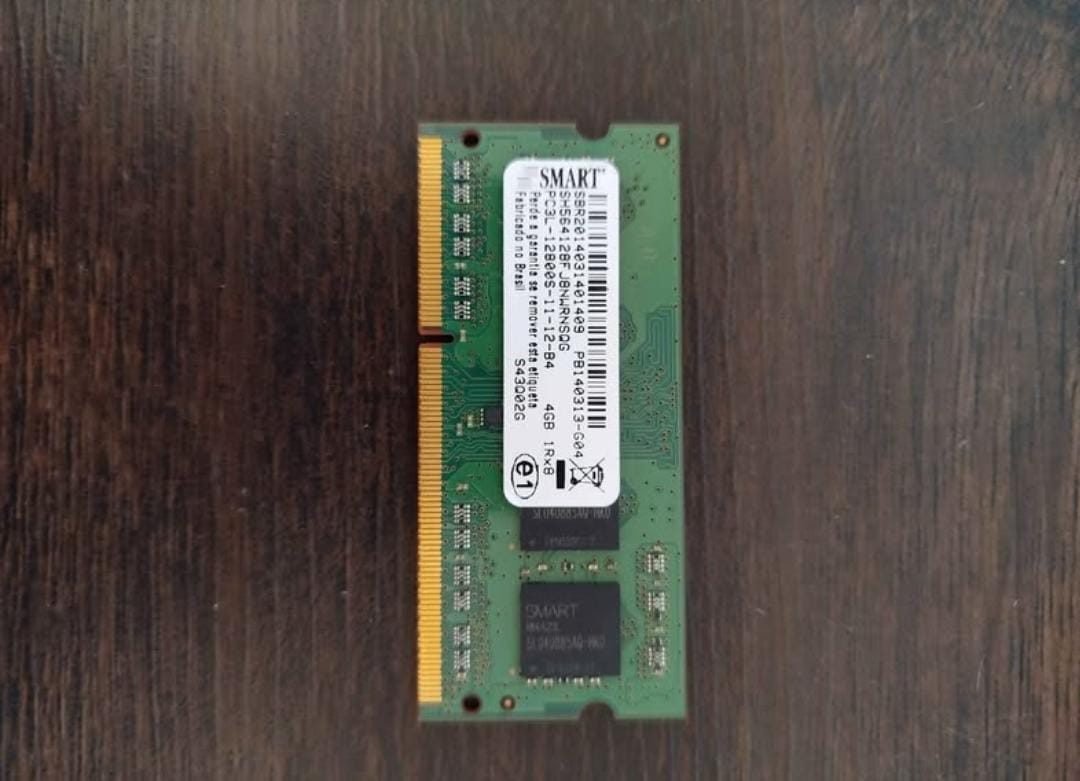 Memória RAM 4GB DDR3 para Notebook